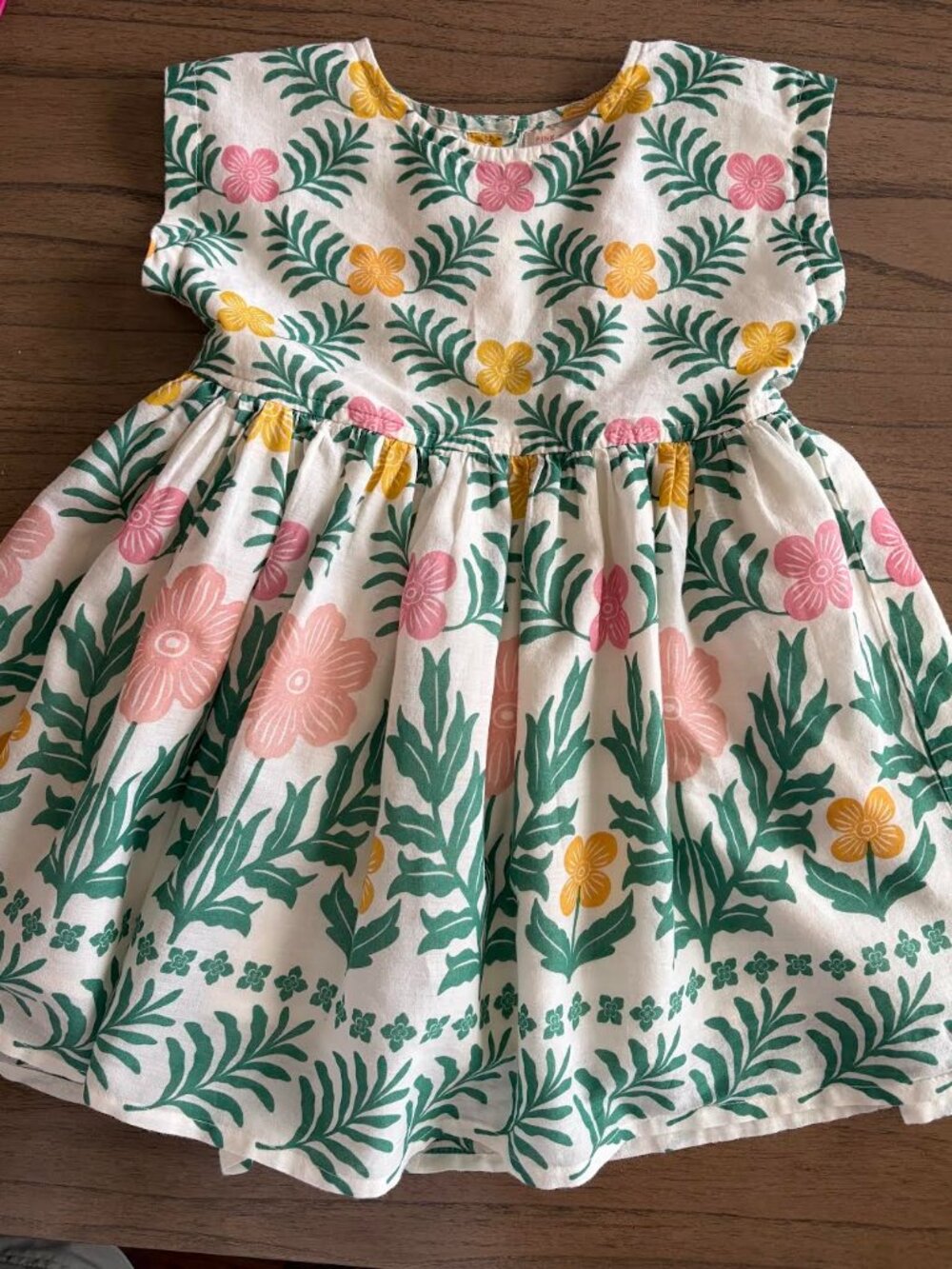 Pink Chicken Toddler Girl's Dress 3T